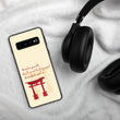 Descendants Need Ancestors Haiku With Pagoda on Samsung Phone Case