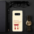 Descendants Need Ancestors Haiku With Pagoda on Samsung Phone Case