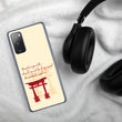 Descendants Need Ancestors Haiku With Pagoda on Samsung Phone Case
