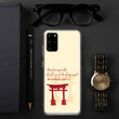 Descendants Need Ancestors Haiku With Pagoda on Samsung Phone Case