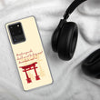 Descendants Need Ancestors Haiku With Pagoda on Samsung Phone Case