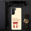 Descendants Need Ancestors Haiku With Pagoda on Samsung Phone Case