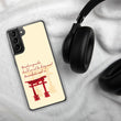 Descendants Need Ancestors Haiku With Pagoda on Samsung Phone Case