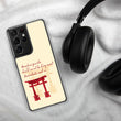 Descendants Need Ancestors Haiku With Pagoda on Samsung Phone Case