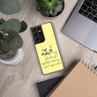 Sage Wisdom Haiku With Sparrow on Samsung Phone Case