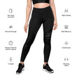 Binary Instructions To Keep Moving The World Forward With Venusian Earth In White on Women's Sports Leggings