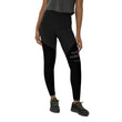 Binary Instructions To Keep Moving The World Forward With Venusian Earth In White on Women's Sports Leggings