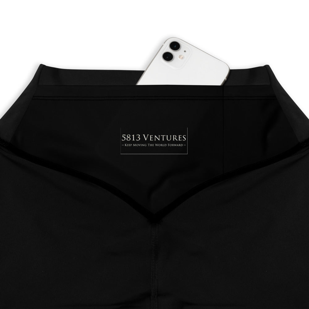 Binary Instructions To Keep Moving The World Forward With Venusian Earth In White on Women's Sports Leggings