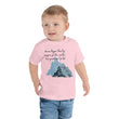 Dream Bigger Haiku With Mountains on Toddler Short Sleeve T-Shirt