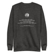 Binary Instructions To Keep Moving The World Forward With Venusian Earth In White on Unisex Fleece Pullover