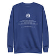 Binary Instructions To Keep Moving The World Forward With Venusian Earth In White on Unisex Fleece Pullover