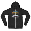 Environmental Causes Keep Moving The World Forward on Unisex Lightweight Zip Hoodie