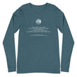 Binary Instructions To Keep Moving The World Forward With Venusian Earth In White on Unisex Long Sleeve T-Shirt
