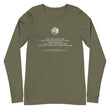 Binary Instructions To Keep Moving The World Forward With Venusian Earth In White on Unisex Long Sleeve T-Shirt