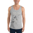 Walk With A Purpose Haiku With Dragonfly on Men's Premium Tank Top