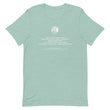 Binary Instructions To Keep Moving The World Forward With Venusian Earth In White on Unisex Premium T-Shirt - L-XL