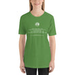 Binary Instructions To Keep Moving The World Forward With Venusian Earth In White on Unisex Premium T-Shirt - 2XL-5XL