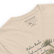Matsuo Basho Haiku With Bonsai on Unisex Premium T-Shirt