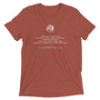 Binary Instructions To Keep Moving The World Forward With Venusian Earth In White on Unisex Tri-Blend Tee Shirt - XS-XL