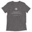 Binary Instructions To Keep Moving The World Forward With Venusian Earth In White on Unisex Tri-Blend Tee Shirt - XS-XL
