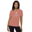 Binary Instructions To Keep Moving The World Forward With Venusian Earth In White on Unisex Tri-Blend Tee Shirt - 2XL-4XL