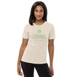 Binary Instructions To Keep Moving The World Forward With Vitruvian Earth In Green on Unisex Tri-Blend Tee Shirt