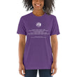 Binary Instructions To Keep Moving The World Forward With Venusian Earth In White on Unisex Tri-Blend Tee Shirt - XS-XL