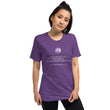 Binary Instructions To Keep Moving The World Forward With Venusian Earth In White on Unisex Tri-Blend Tee Shirt - XS-XL