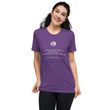 Binary Instructions To Keep Moving The World Forward With Venusian Earth In White on Unisex Tri-Blend Tee Shirt - XS-XL