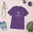 Binary Instructions To Keep Moving The World Forward With Venusian Earth In White on Unisex Tri-Blend Tee Shirt - XS-XL