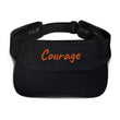 Courage In Amber Embroidery On Visor