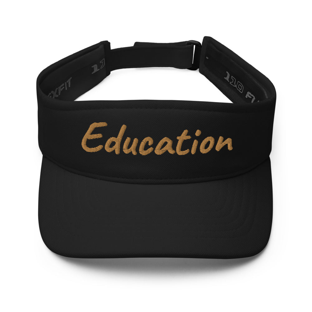 Education In Copper Embroidery On Visor