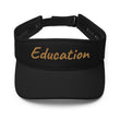 Education In Copper Embroidery On Visor