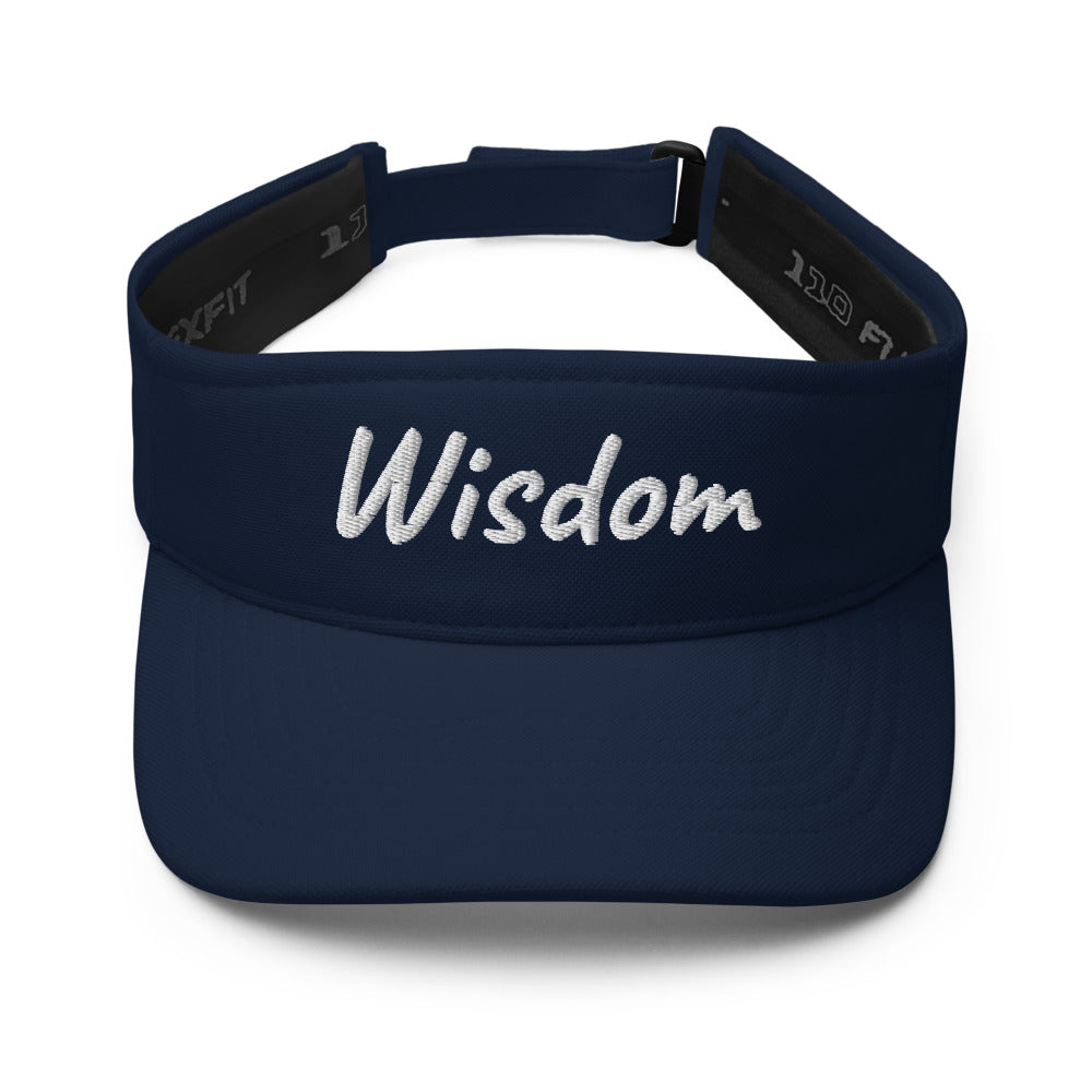 Wisdom In Marble Embroidery On Visor