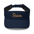 Team In Celluloid Embroidery On Visor
