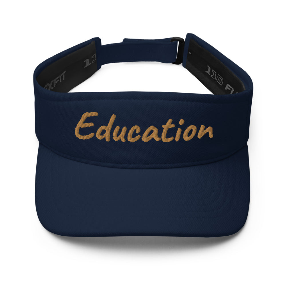 Education In Copper Embroidery On Visor