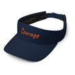 Courage In Amber Embroidery On Visor