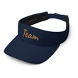 Team In Celluloid Embroidery On Visor