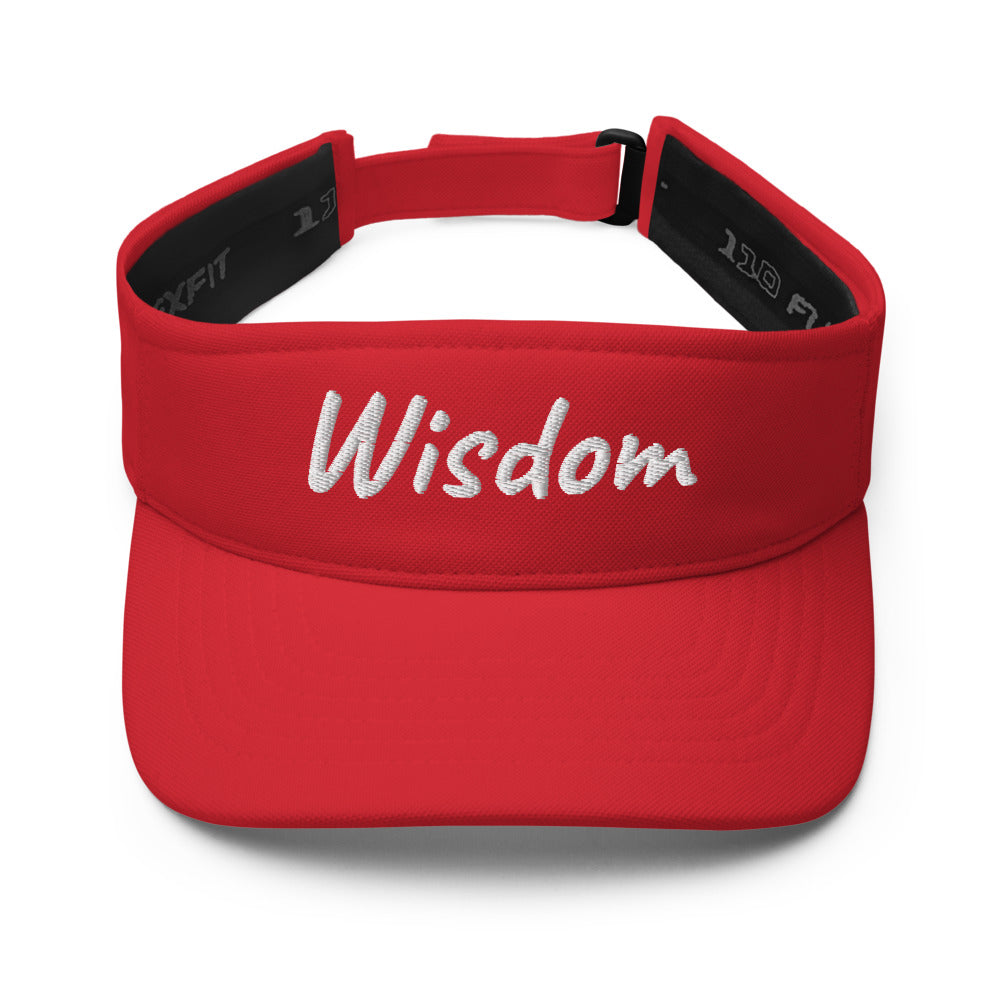 Wisdom In Marble Embroidery On Visor