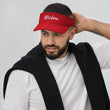 Wisdom In Marble Embroidery On Visor