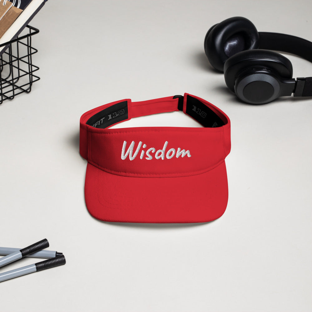 Wisdom In Marble Embroidery On Visor