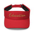 Education In Copper Embroidery On Visor