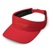 Courage In Amber Embroidery On Visor