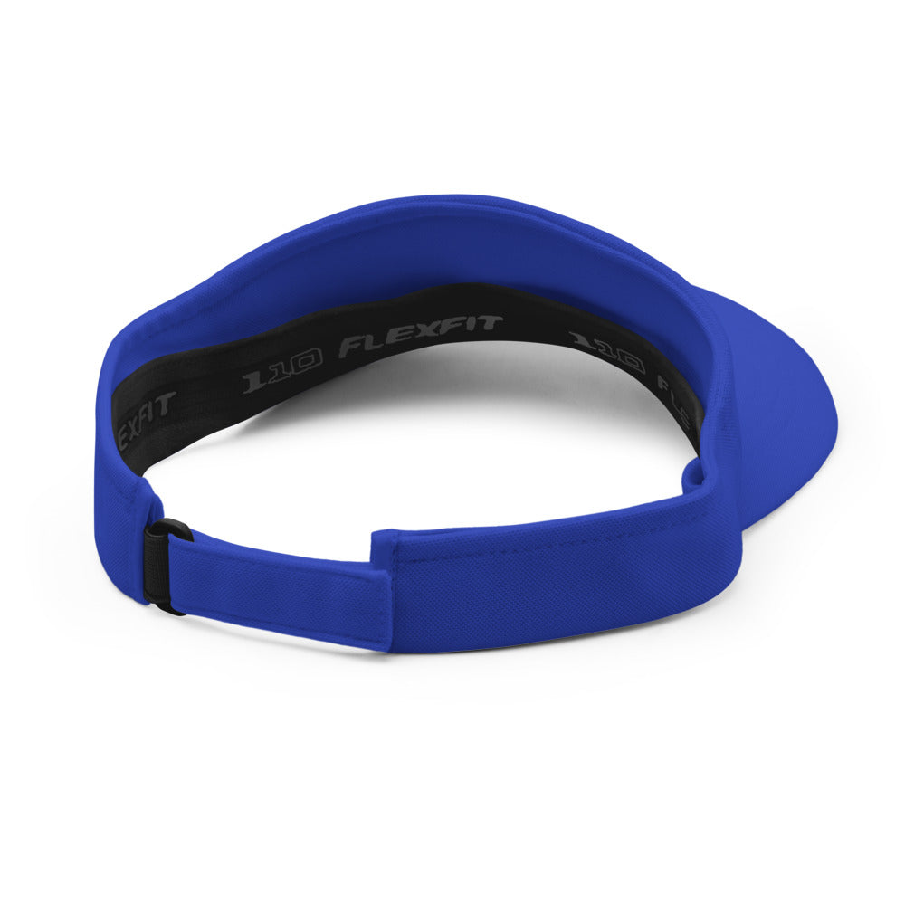 Dream In Sapphire Embroidery On Visor