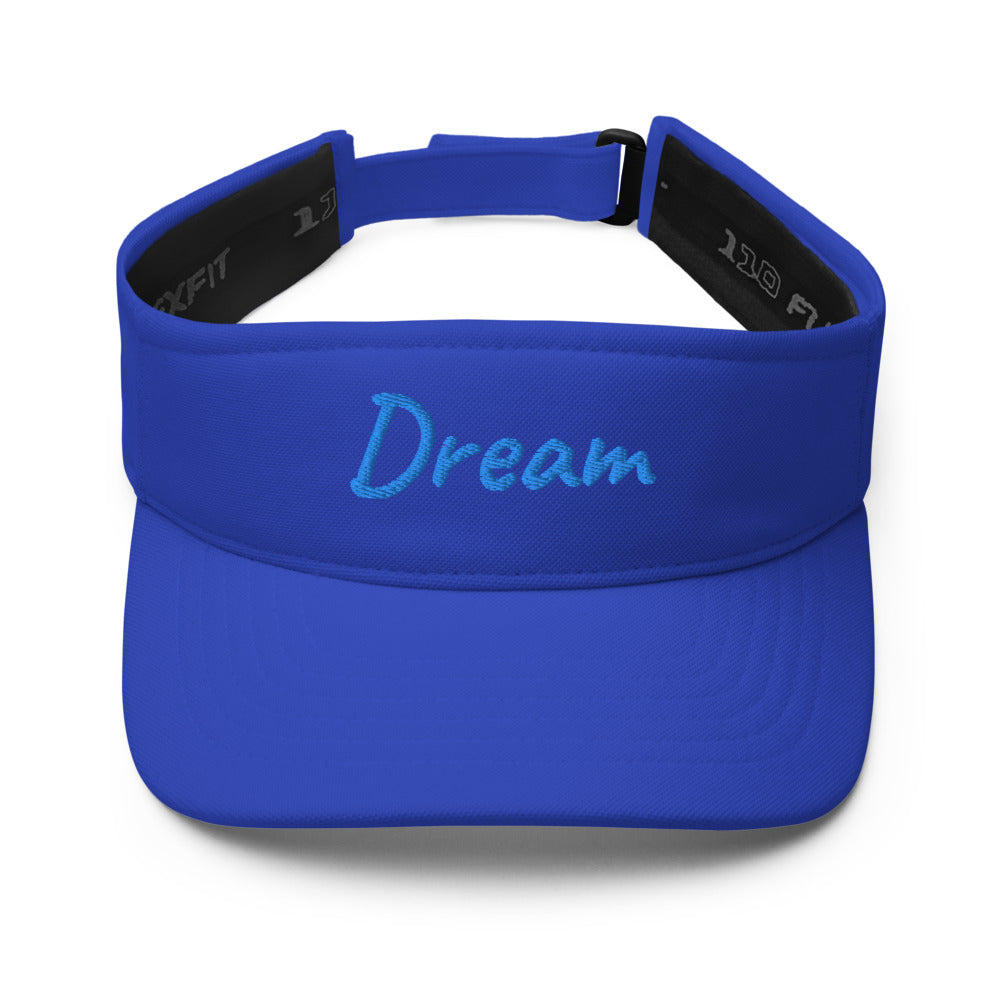 Dream In Sapphire Embroidery On Visor