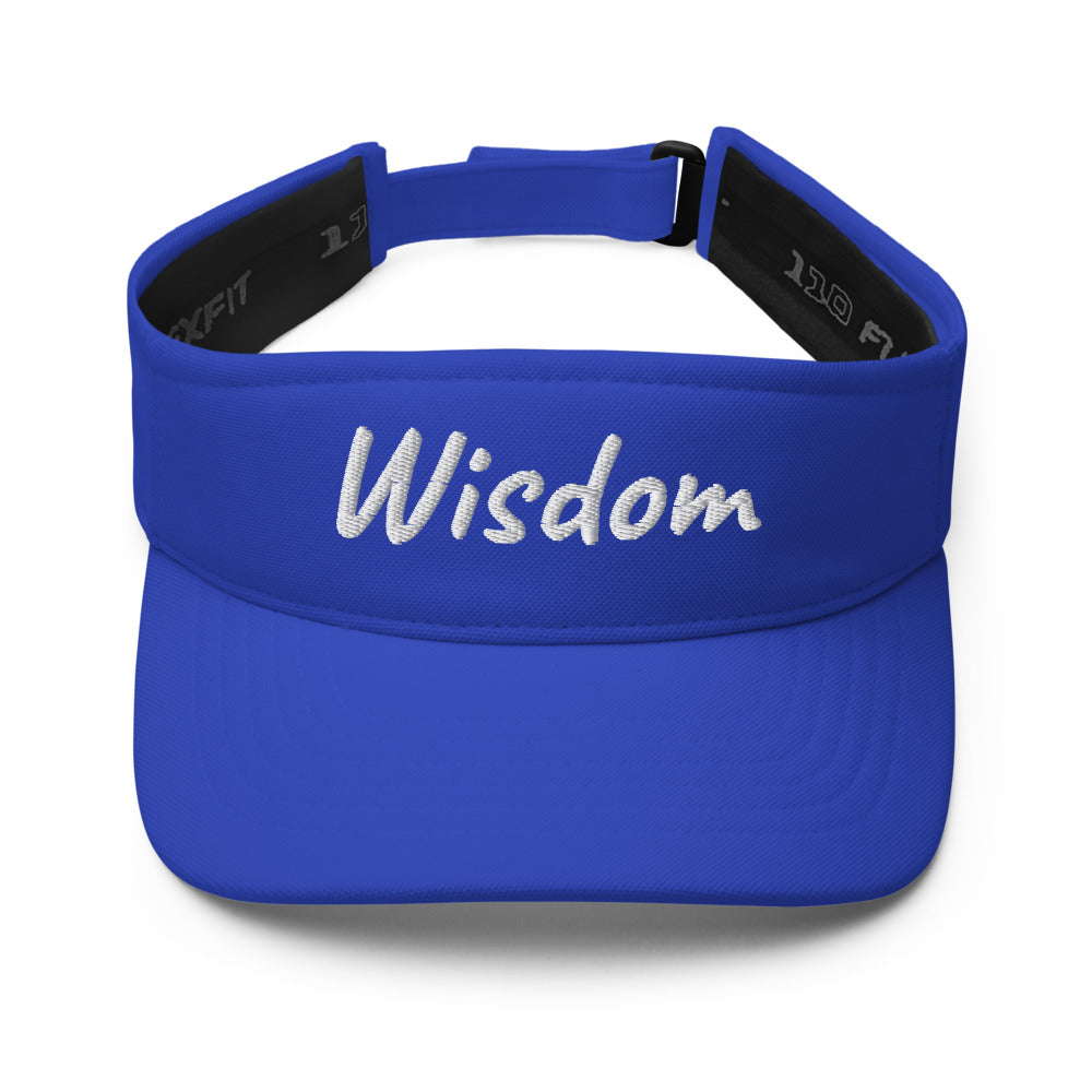 Wisdom In Marble Embroidery On Visor