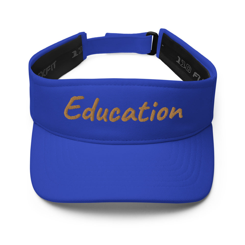 Education In Copper Embroidery On Visor