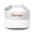 Courage In Amber Embroidery On Visor