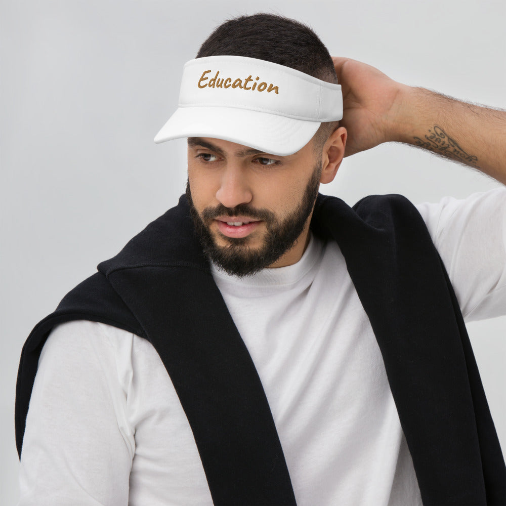 Education In Copper Embroidery On Visor