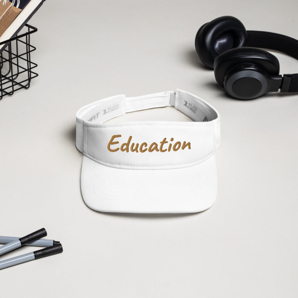 Education In Copper Embroidery On Visor